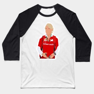 Britta Roeske, press relations manager for Sebastian Vettel for Ferrari Baseball T-Shirt